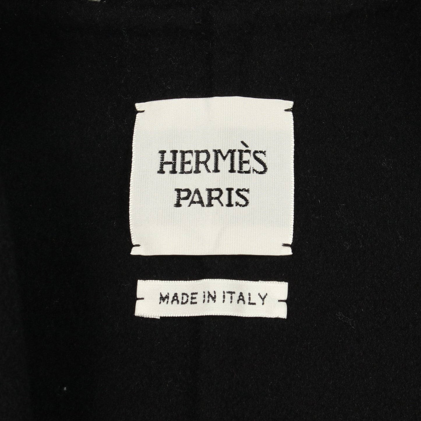 セリエボタン チェスターコート カシミヤ ネイビー ブラック エルメス アウター HERMES