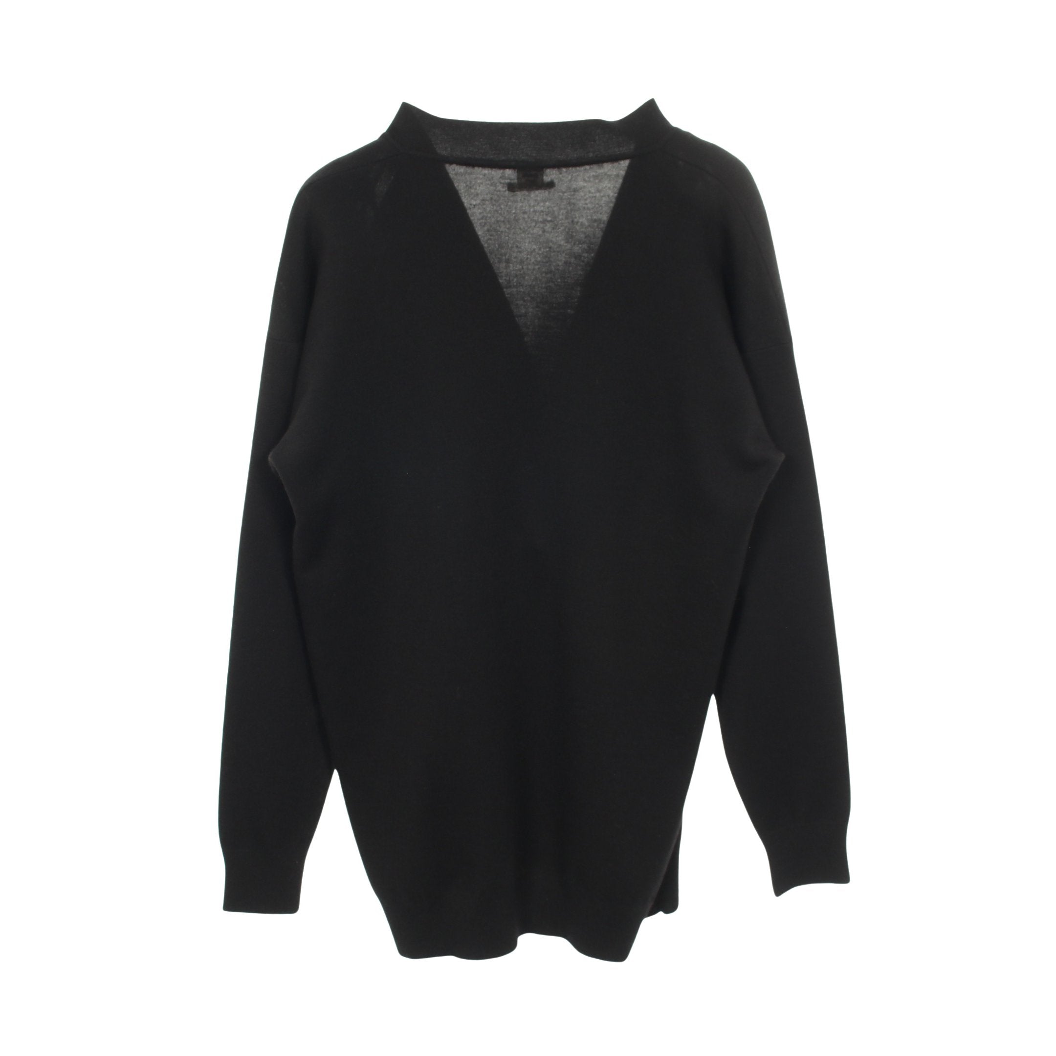 カーディガン カシミヤ シルク ブラック エルメス – RECLO