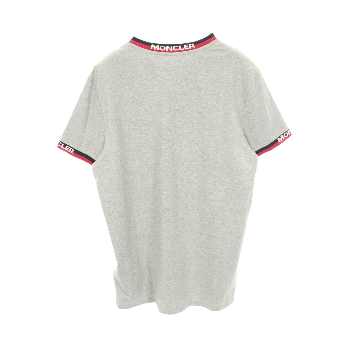 半袖Tシャツ クルーネック コットン グレー ネイビー レッド モンクレール トップス MONCLER