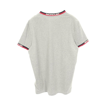 半袖Tシャツ クルーネック コットン グレー ネイビー レッド モンクレール トップス MONCLER