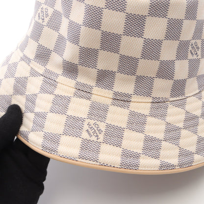 ボブ ダミエ アズール ハット コットン ホワイト ライトグレー ルイヴィトン 財布・小物 LOUIS VUITTON
