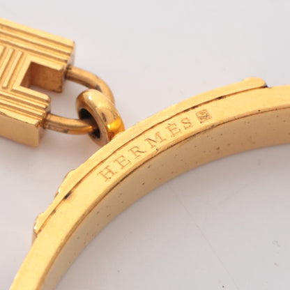 ケリーバングル バングル GP レザー ゴールド ピンクレッド Hモチーフ エルメス アクセサリー HERMES