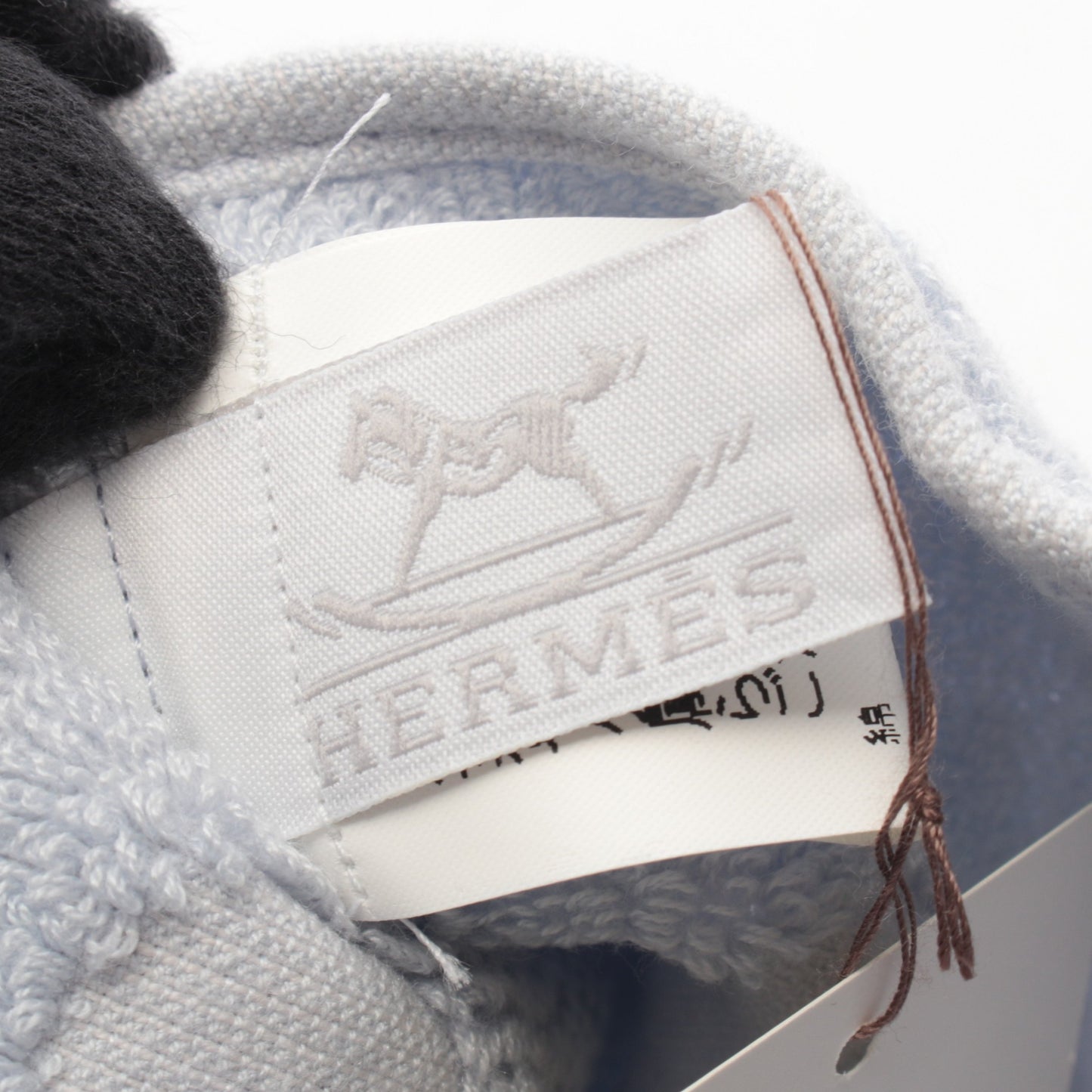 アダダ ベビー バスミトン タオル コットン レーヨン ライトブルー エルメス 財布・小物 HERMES