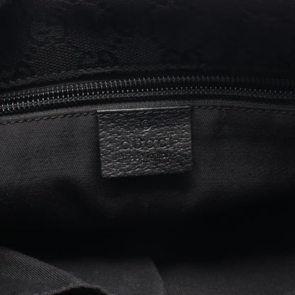 シェリーライン GGキャンバス ショルダーバッグ キャンバス レザー ブラック グッチ バッグ GUCCI
