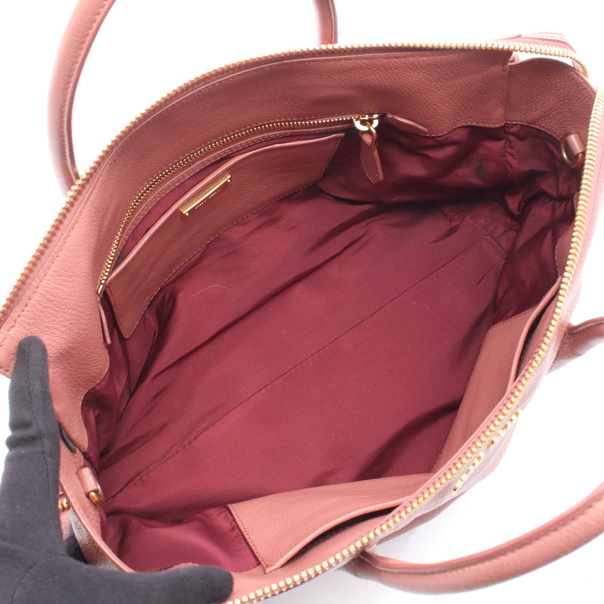 MADRAS マドラス ハンドバッグ レザー ピンク 2WAY ミュウミュウ バッグ miu miu