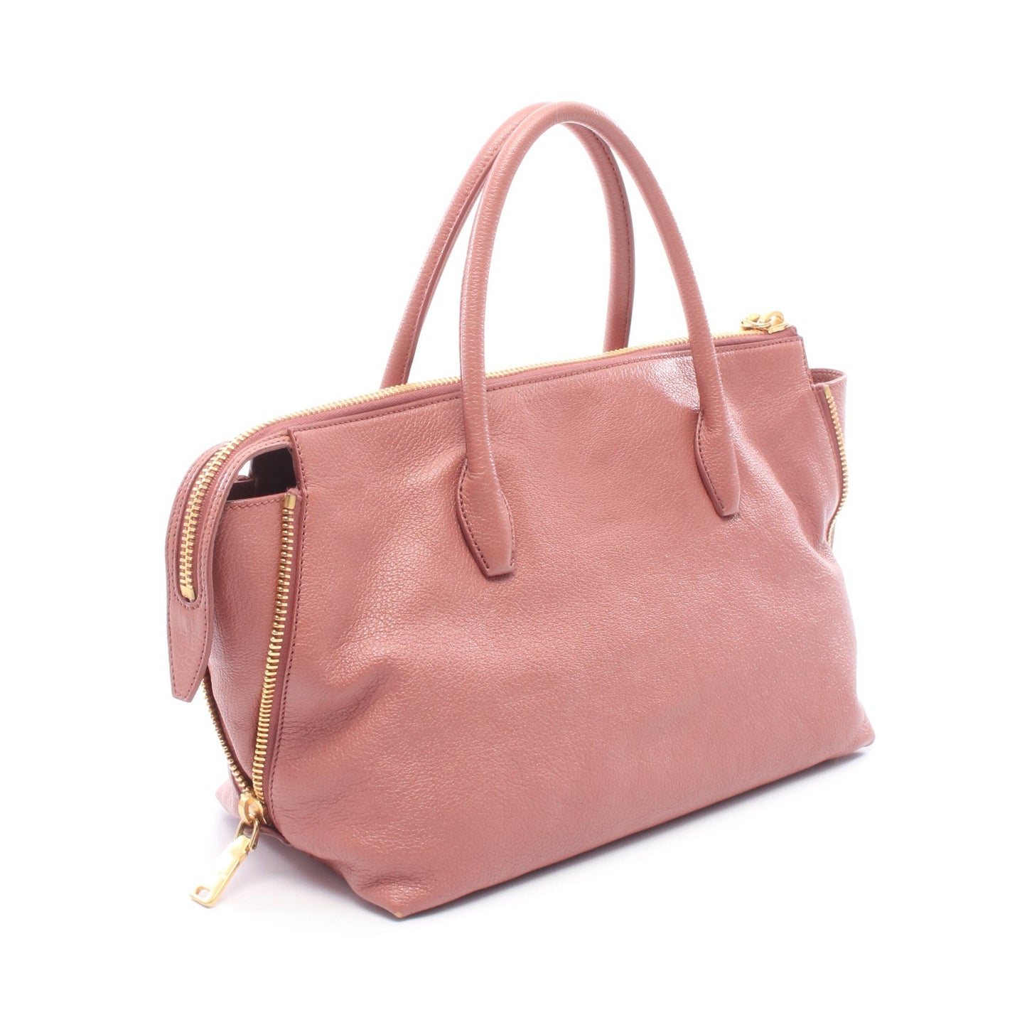MADRAS マドラス ハンドバッグ レザー ピンク 2WAY ミュウミュウ バッグ miu miu