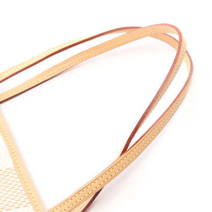 ネヴァーフルMM ダミエリシャス ピーチ ショルダーバッグ トートバッグ PVC レザー ピンク マルチカラー ルイヴィトン バッグ LOUIS VUITTON