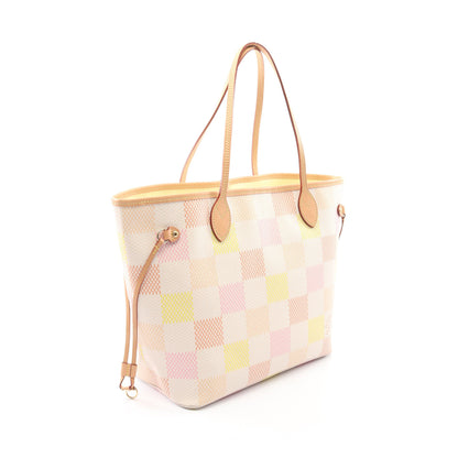 ネヴァーフルMM ダミエリシャス ピーチ ショルダーバッグ トートバッグ PVC レザー ピンク マルチカラー ルイヴィトン バッグ LOUIS VUITTON