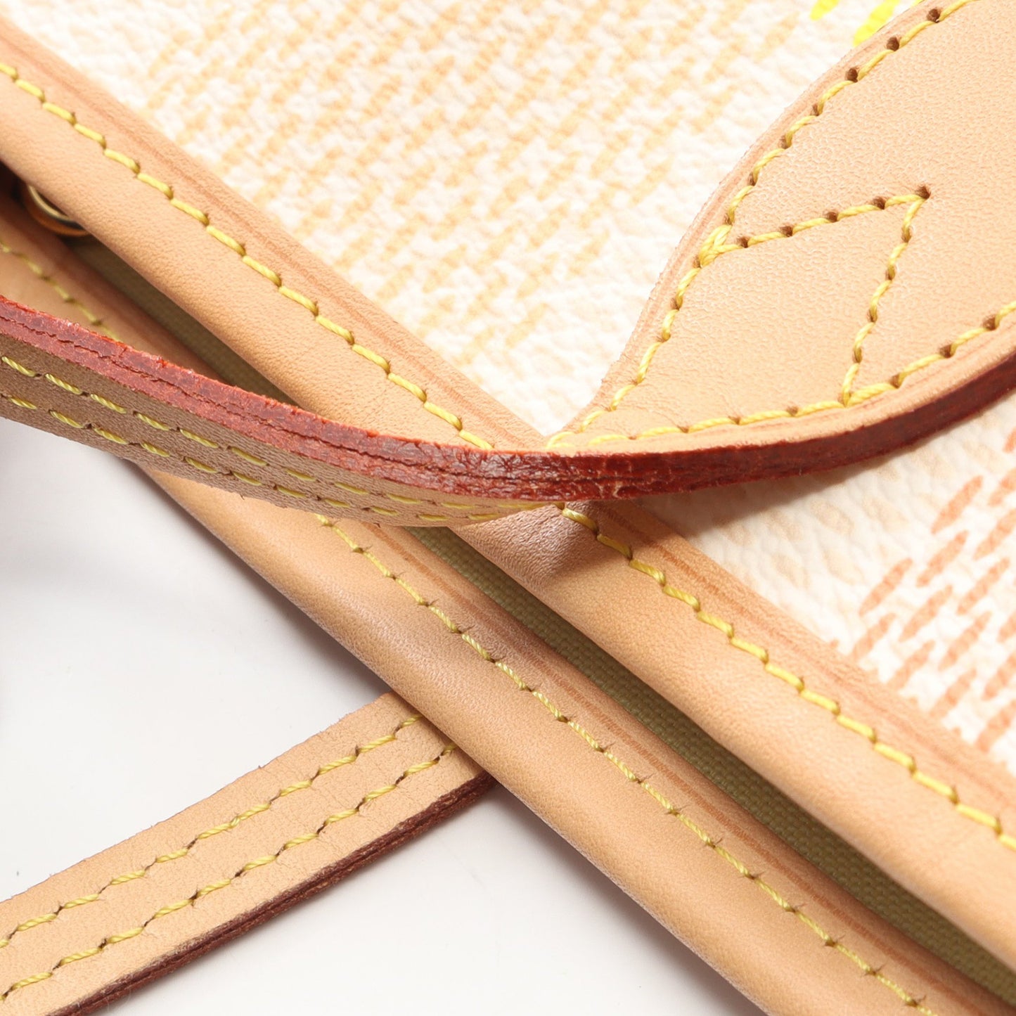 ネヴァーフルMM ダミエリシャス ピーチ ショルダーバッグ トートバッグ PVC レザー ピンク マルチカラー ルイヴィトン バッグ LOUIS VUITTON