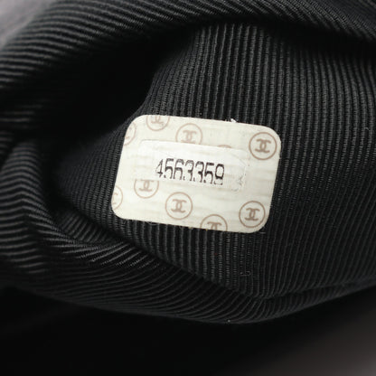 トリプルココマーク チェーンショルダーバッグ キャビアスキン ブラック シルバー金具 シャネル バッグ CHANEL