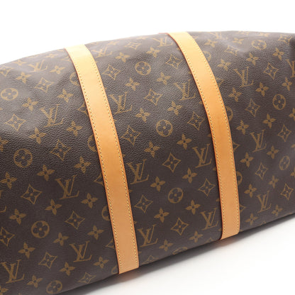 キーポル50 モノグラム ボストンバッグ PVC レザー ブラウン ルイヴィトン バッグ LOUIS VUITTON