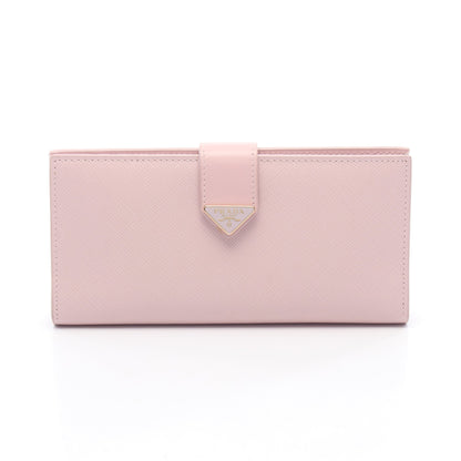 SAFFIANO TAB トライアングルロゴ 二つ折り長財布 サフィアーノレザー ライトピンク プラダ 財布・小物 PRADA