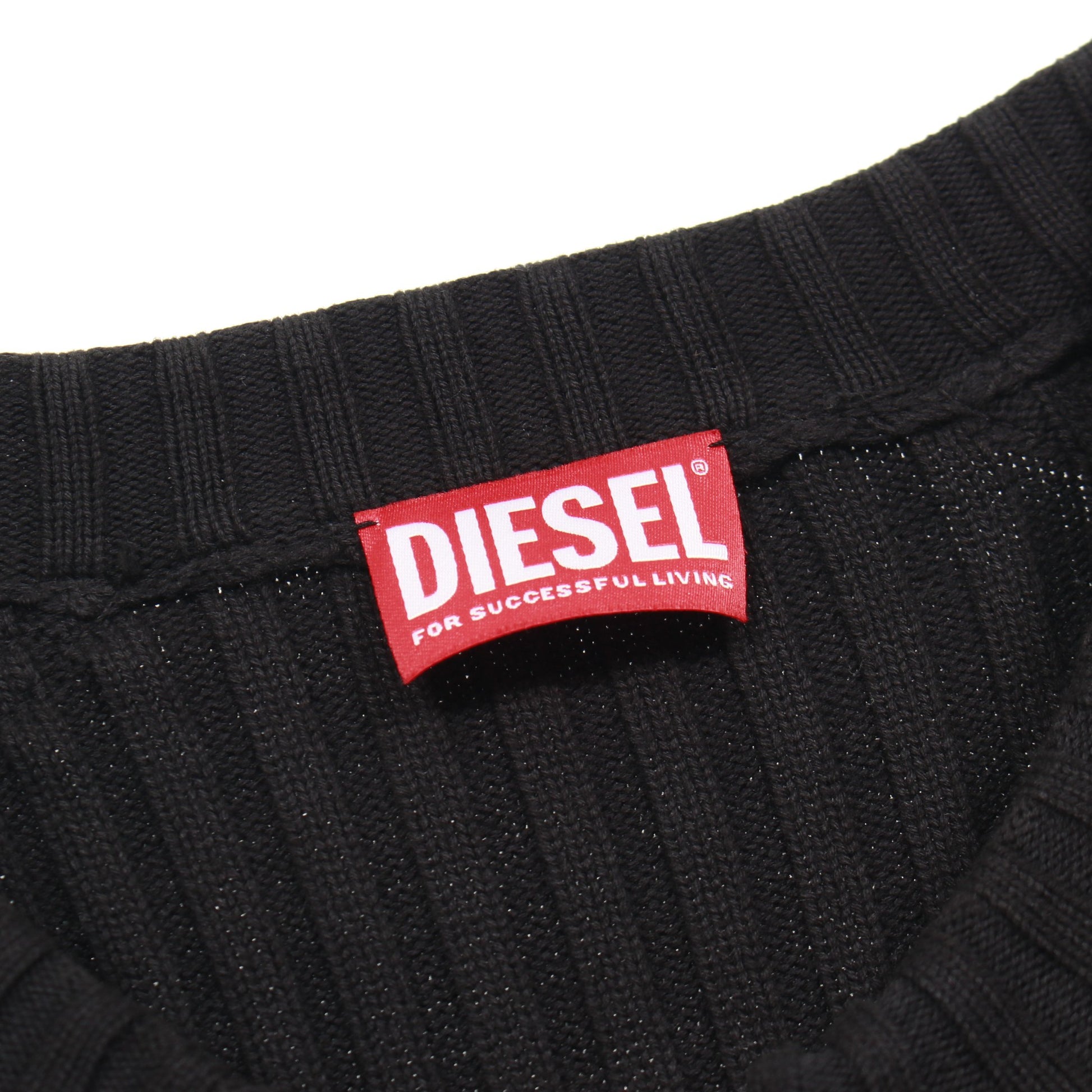 K-MATTY ジップアップ カーディガン コットン ブラック ディーゼル トップス DIESEL