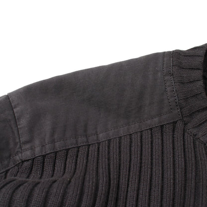K-MATTY ジップアップ カーディガン コットン ブラック ディーゼル トップス DIESEL