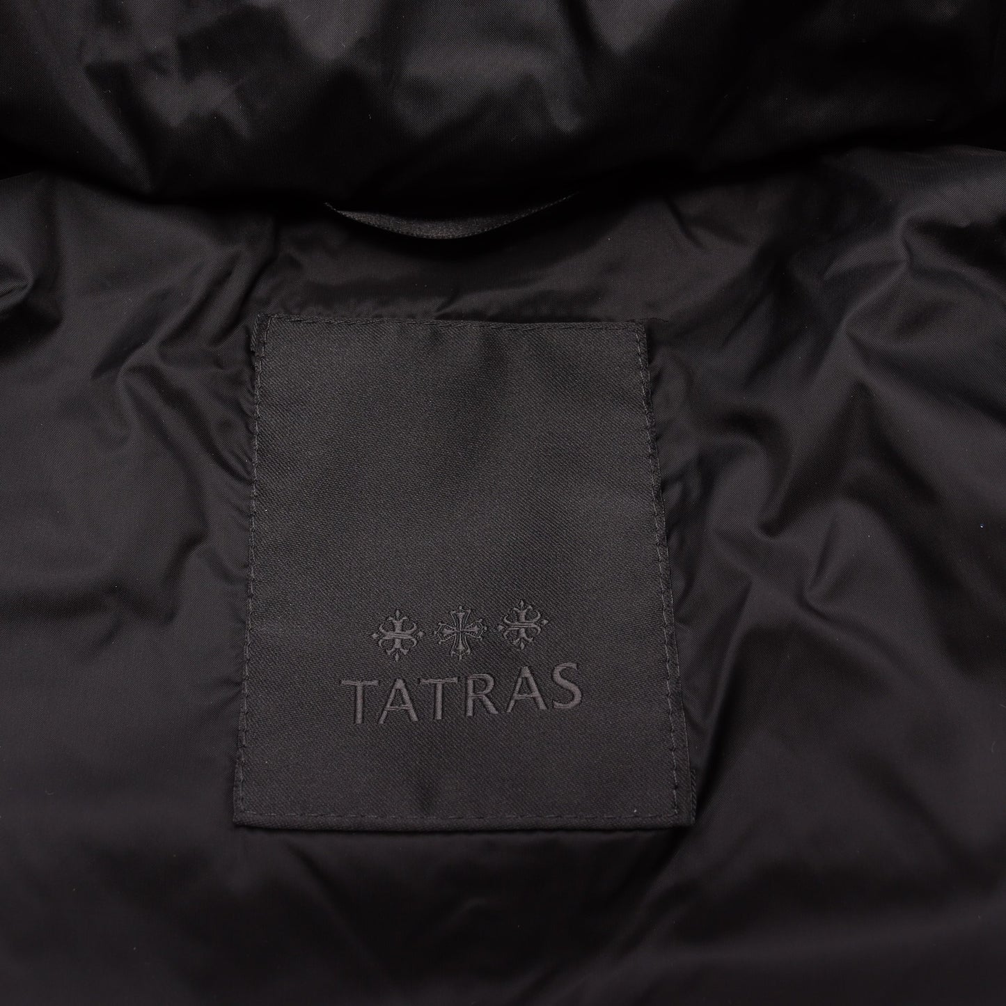 POLITEAMA ポリテアマ ダウンコート ナイロン ブラック タトラス アウター TATRAS