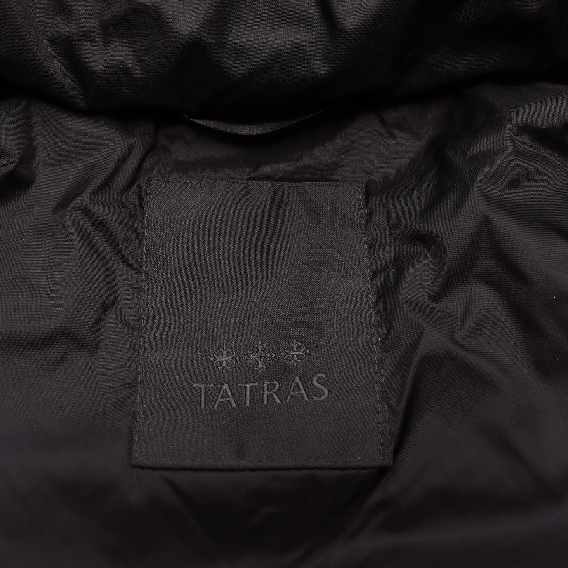 POLITEAMA ポリテアマ ダウンコート ナイロン ブラック タトラス アウター TATRAS