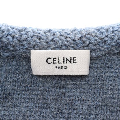 ブラッシュド ジャケット モヘア ブルーグレー セリーヌ アウター CELINE