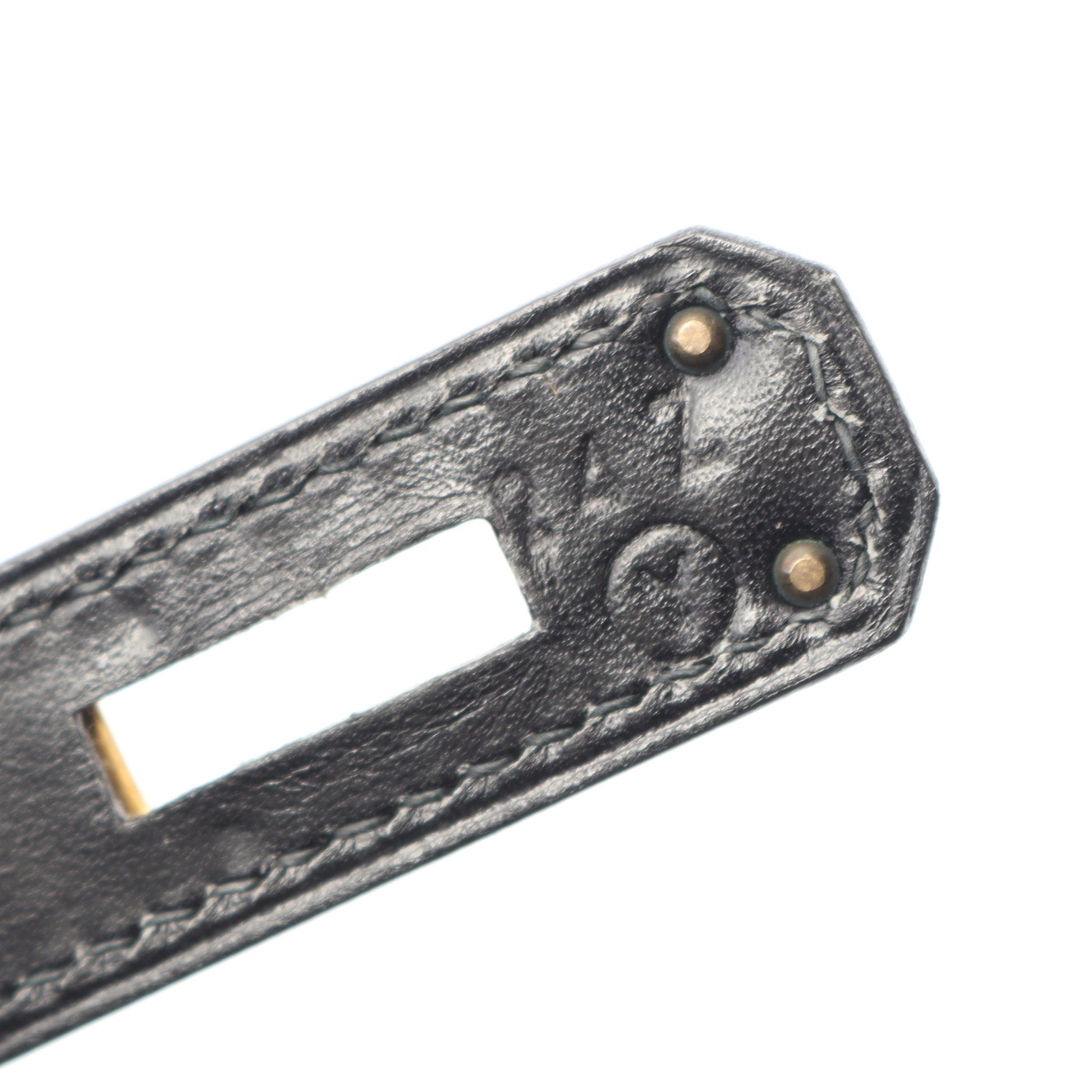 ケリー32 ハンドバッグ ボックスカーフ ブラック ゴールド金具 内縫い 2WAY ○Y刻印 エルメス バッグ HERMES
