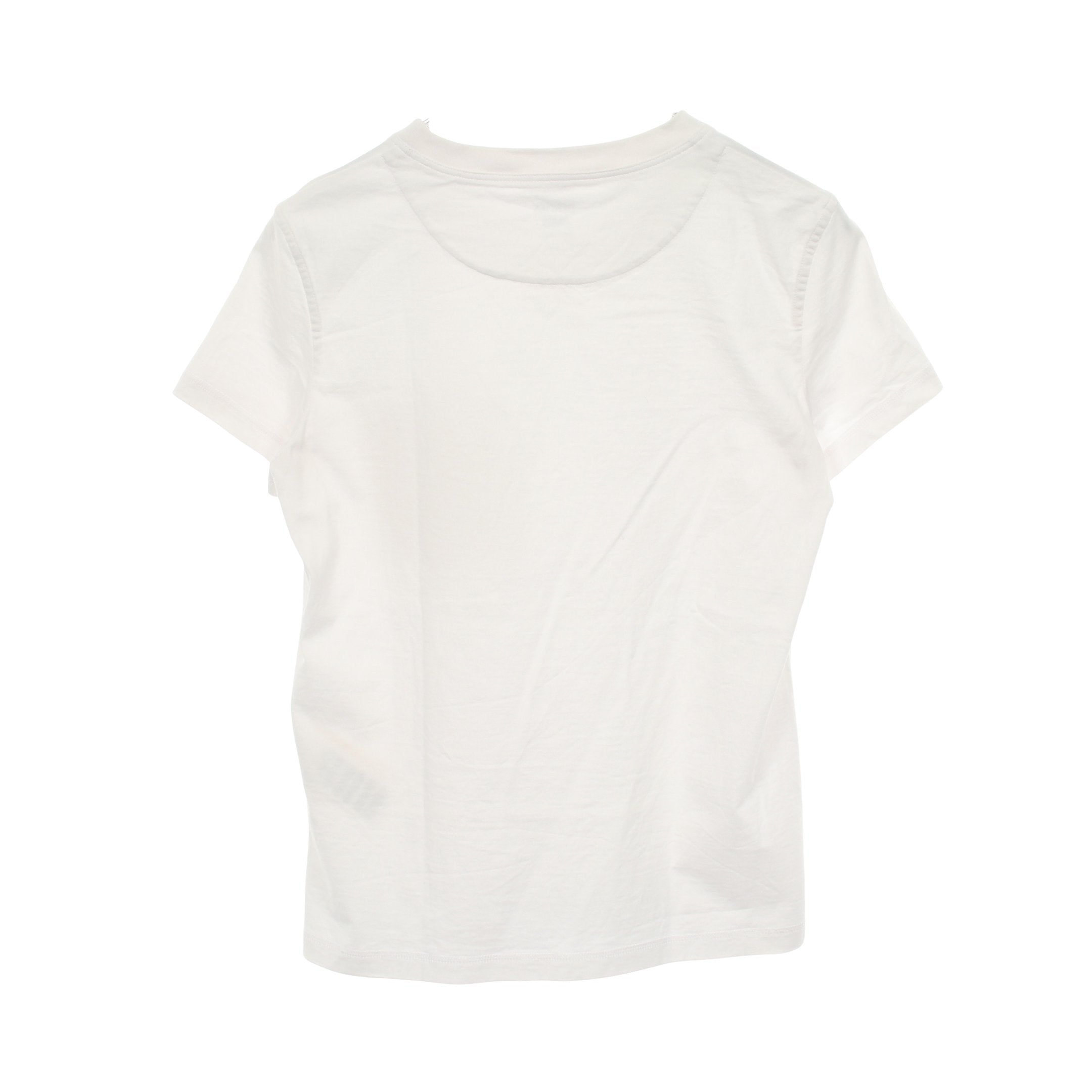 Hモザイク刺繍ポケット 半袖Tシャツ コットン ホワイト エルメス – RECLO