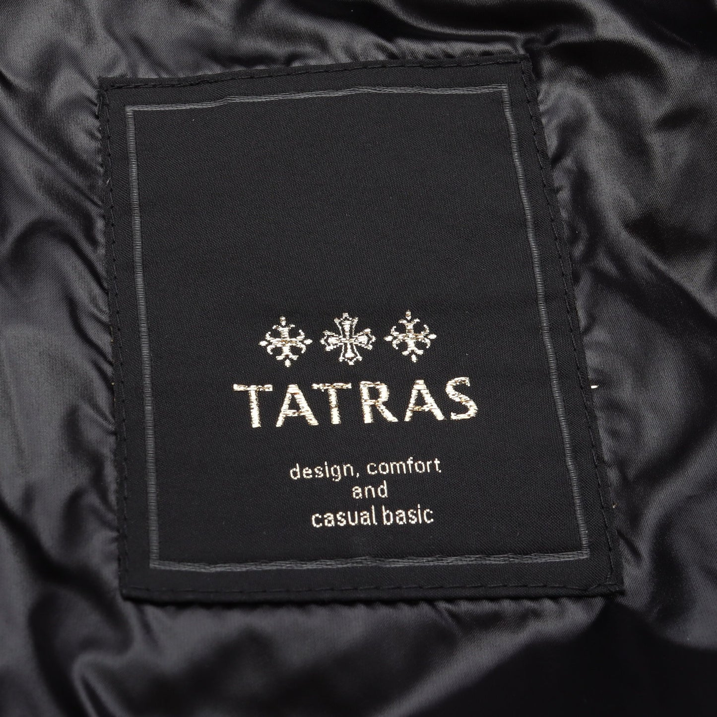 PALMA ダウンコート ナイロン ブラック フード付き タトラス アウター TATRAS