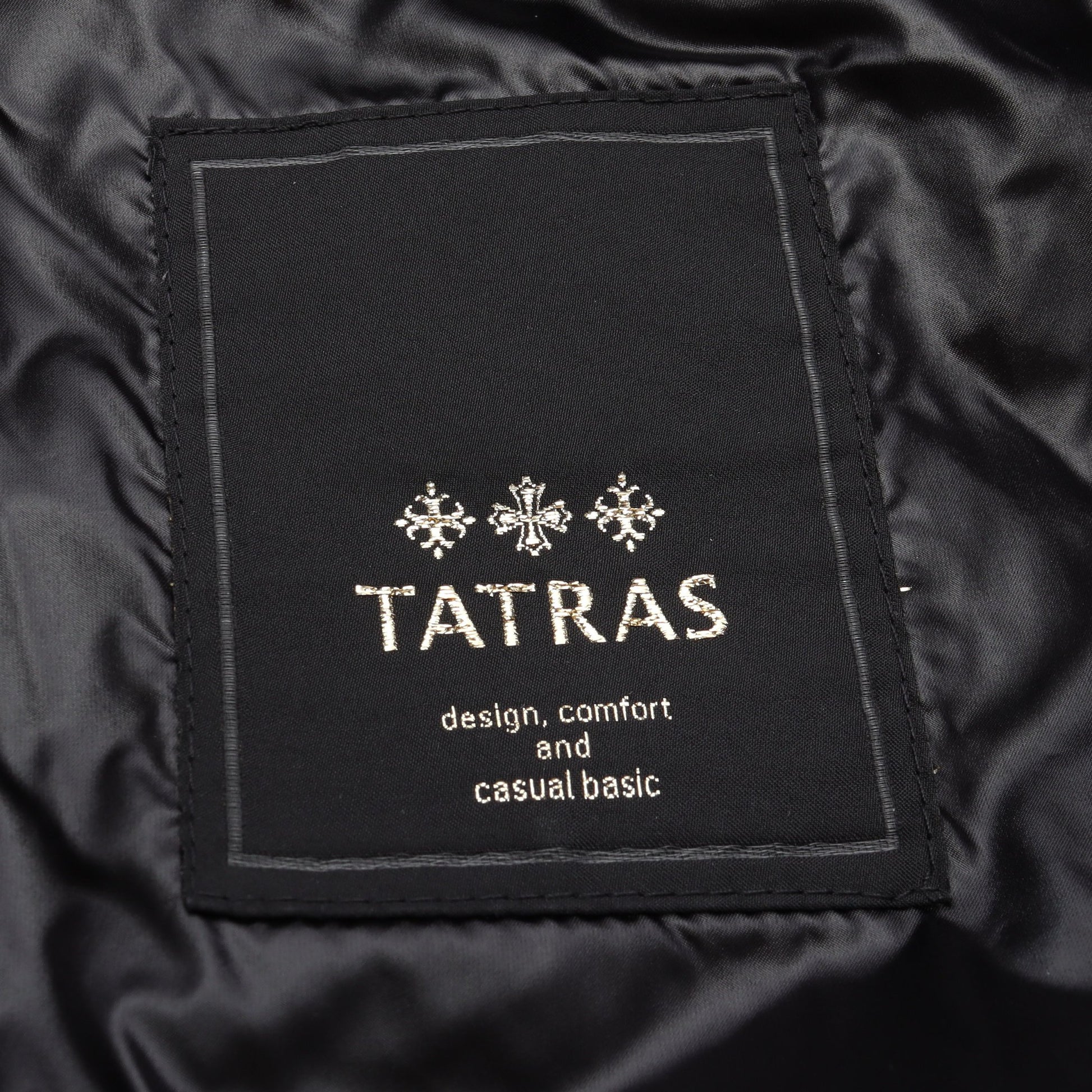 PALMA ダウンコート ナイロン ブラック フード付き タトラス アウター TATRAS