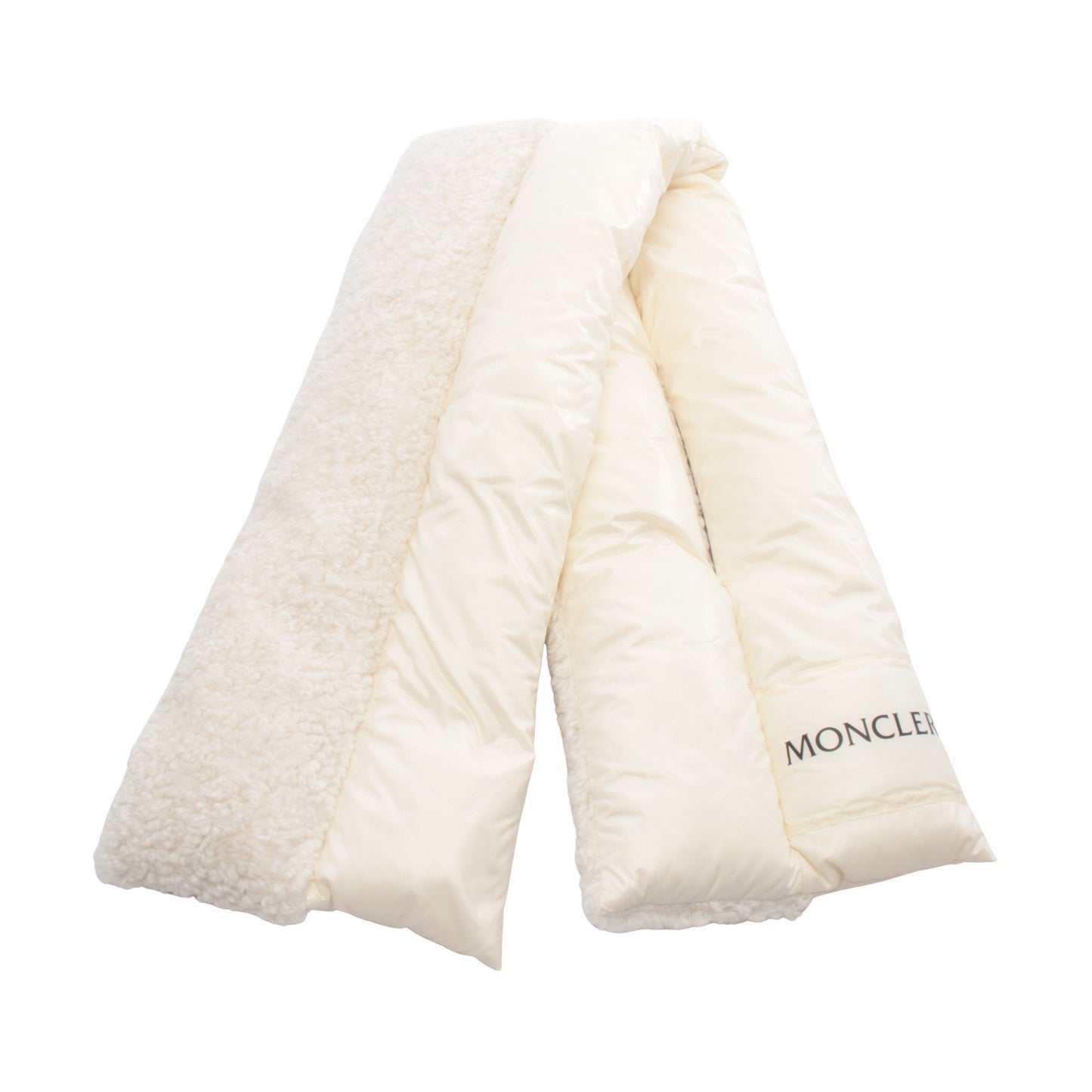 ダウン マフラー ホワイト モンクレール 財布・小物 MONCLER
