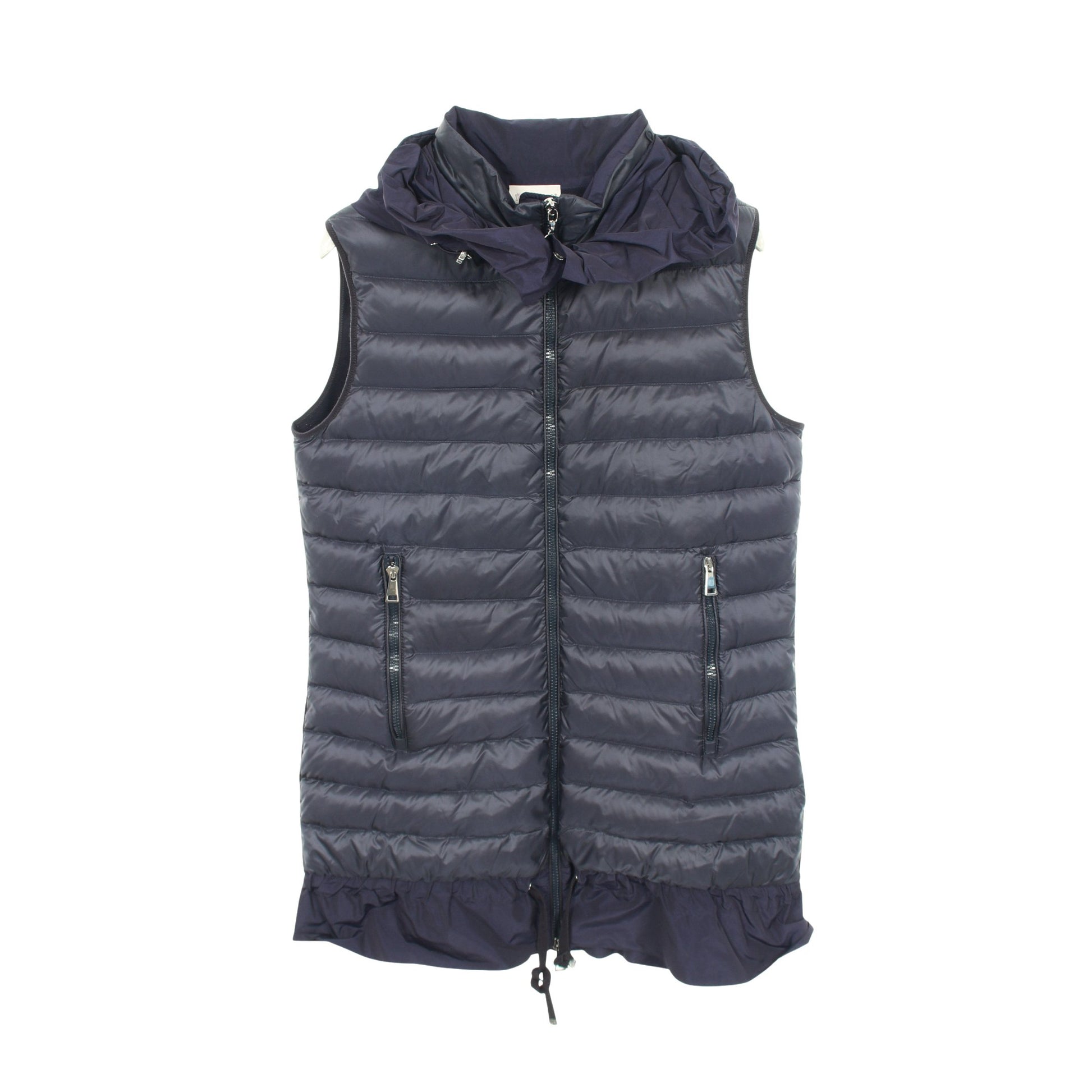 GILET ダウンベスト ナイロン コットン ネイビー モンクレール アウター MONCLER