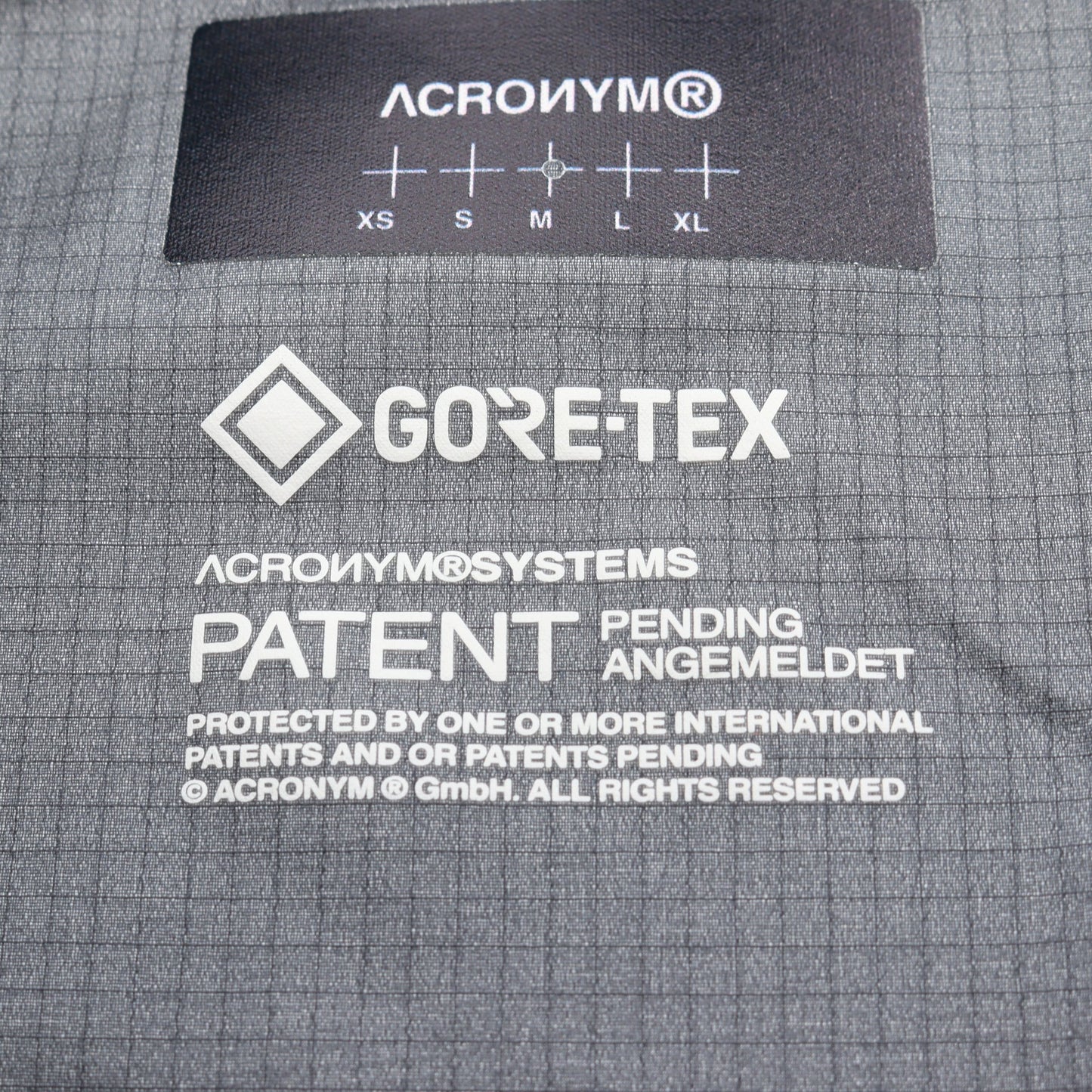 3L GORE-TEX PRO RIDER JACKET ライダースジャケット ナイロン ブラック アクロニウム アウター ACRONYM.