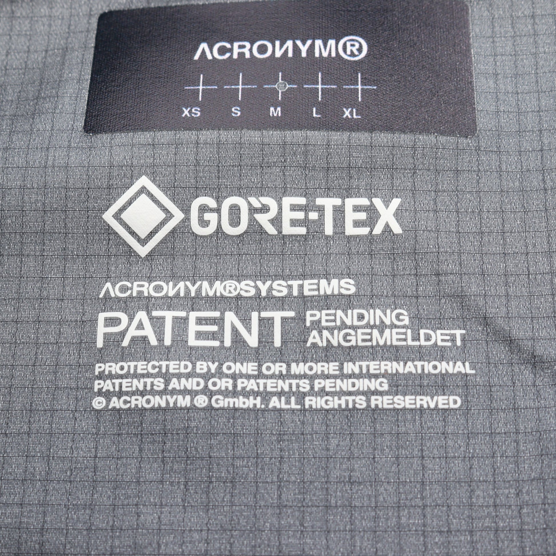 3L GORE-TEX PRO RIDER JACKET ライダースジャケット ナイロン ブラック アクロニウム アウター ACRONYM.