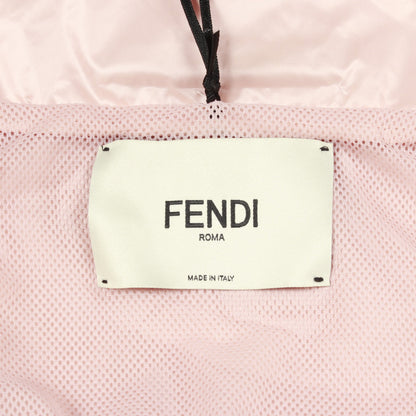 ジャケット マウンテンパーカー ロゴ ナイロン ライトピンク パッカブル フェンディ アウター FENDI