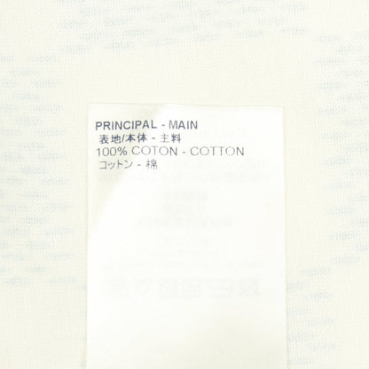 プリンテッドダミエLV 半袖Tシャツ クルーネック コットン ホワイト マルチカラー ルイヴィトン トップス LOUIS VUITTON