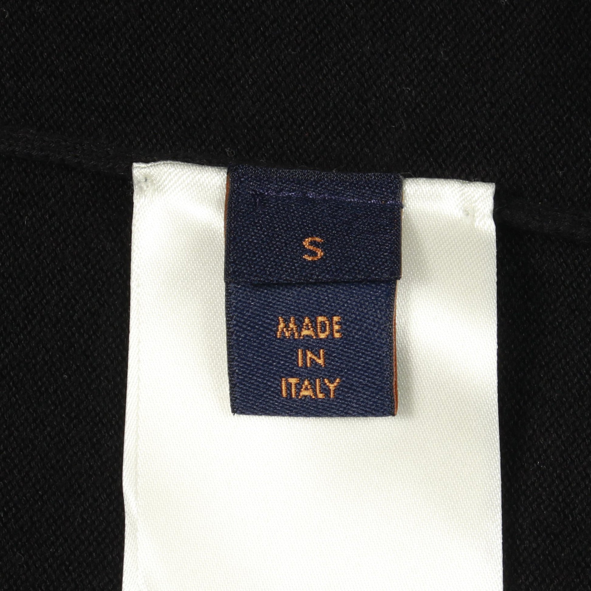 メゾンロゴ ニット 半袖Tシャツ コットン ブラック ホワイト ルイヴィトン トップス LOUIS VUITTON