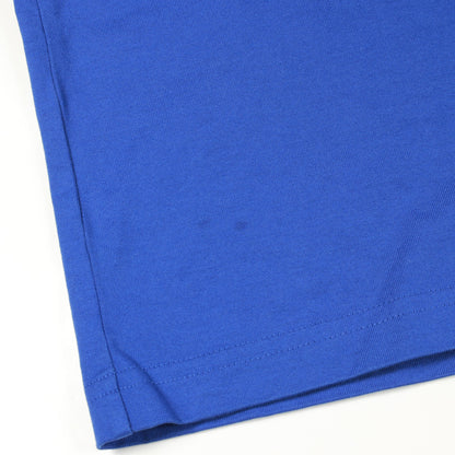 エンボスLVロゴ 半袖Tシャツ コットン ブルー ルイヴィトン トップス LOUIS VUITTON