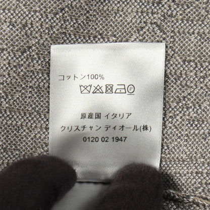 オブリーク コットンジャカード オーバー シャツ コットン ブラウン ディオール トップス DIOR