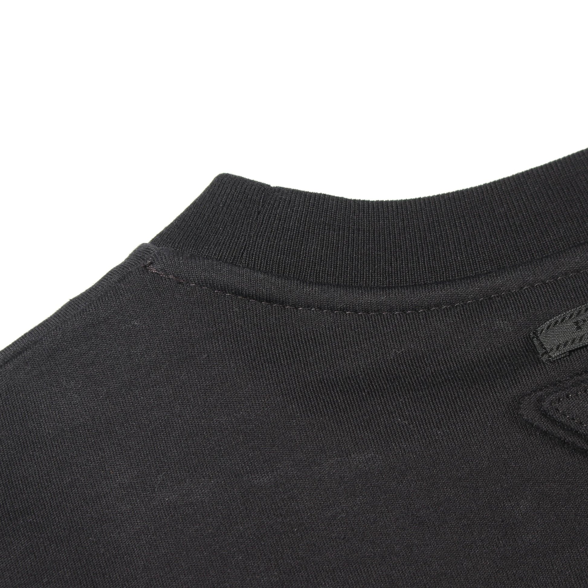 クロップド 半袖Tシャツ コットン ブラック プラダ トップス PRADA