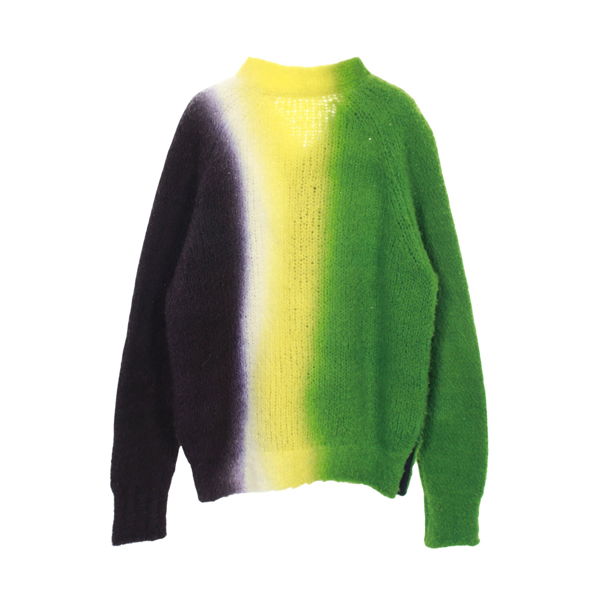 Tie DYE Knit Cardigan カーディガン Vネック グラデーション ウール グリーン ネイビー イエロー サカイ トップス sacai