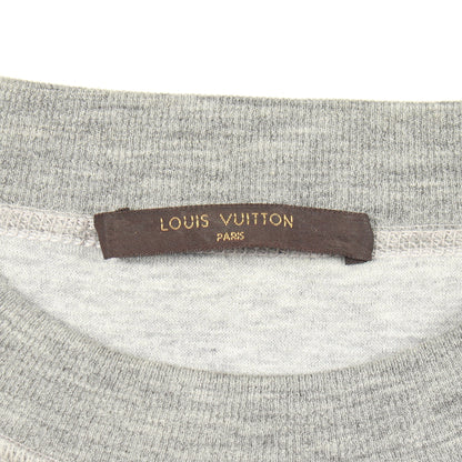 LOUIS VUITTON × Christopher Nemeth スウェットシャツ クルーネック コットン ウール グレー ライトブラウン ルイヴィトン トップス LOUIS VUITTON