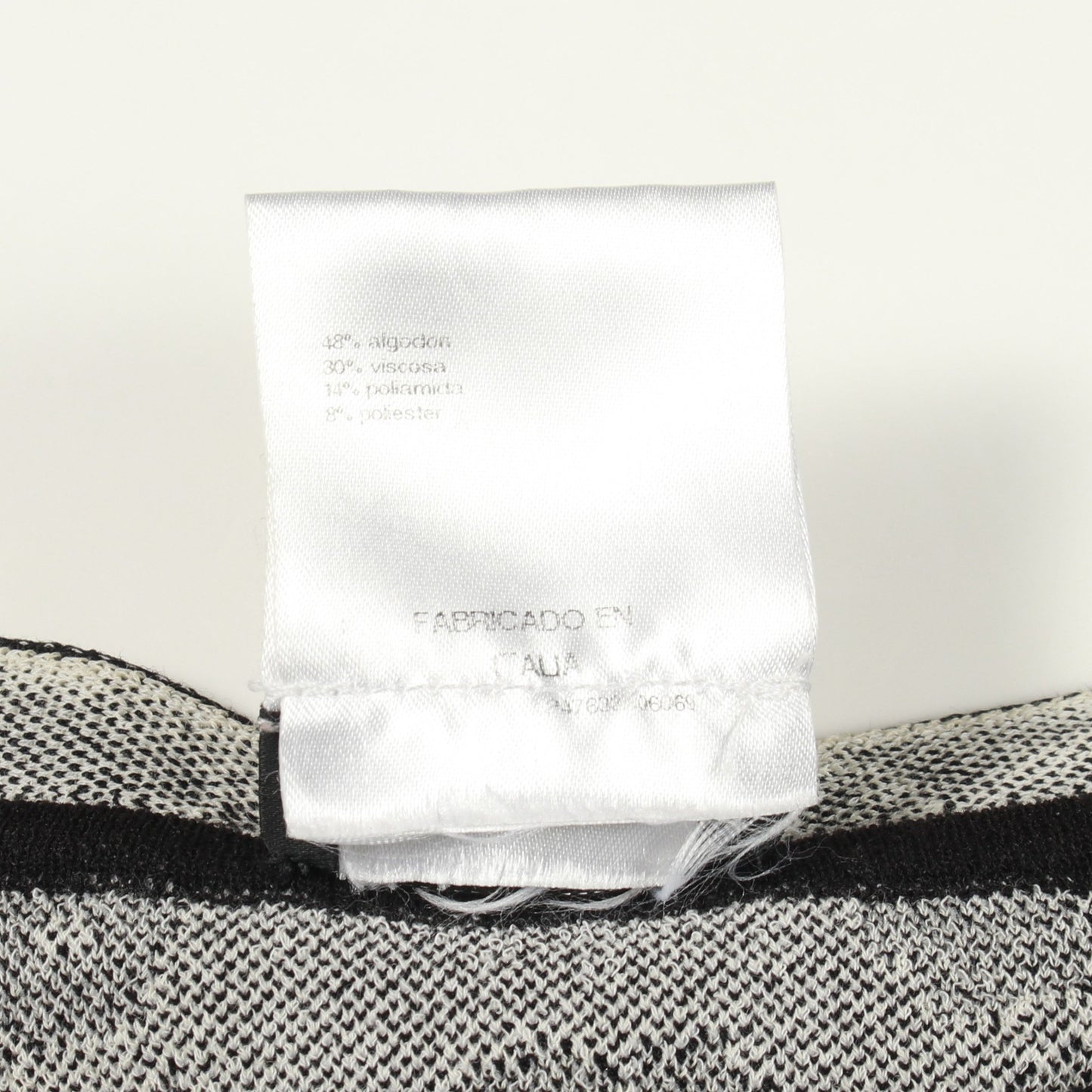 ココマークボタン カットソー 総柄 コットン ビスコース ブラック ホワイト シャネル トップス CHANEL