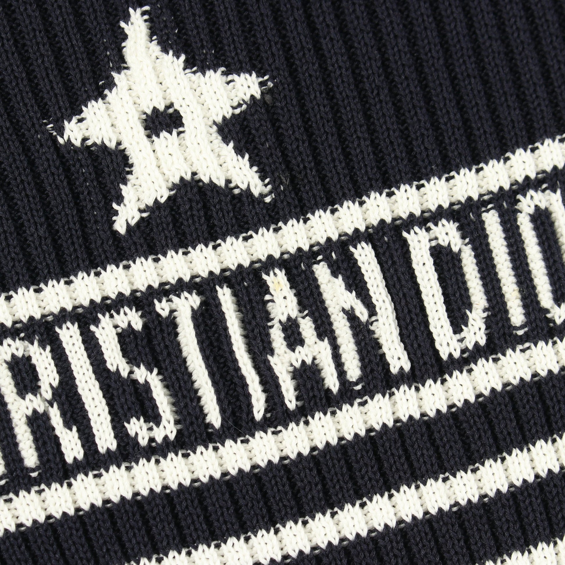 スター ロゴ ボーダー ニット コットン ネイビー ホワイト クリスチャンディオール トップス Christian Dior
