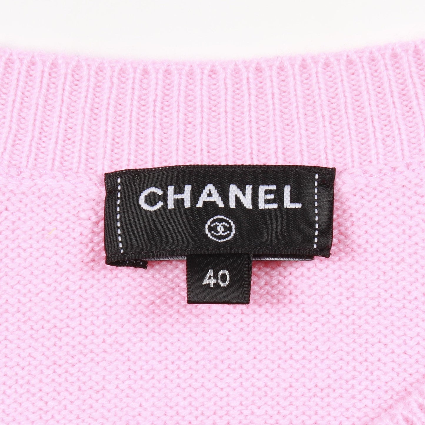 ココマーク ニット カシミヤ ウール ピンク レッド パープル シャネル トップス CHANEL