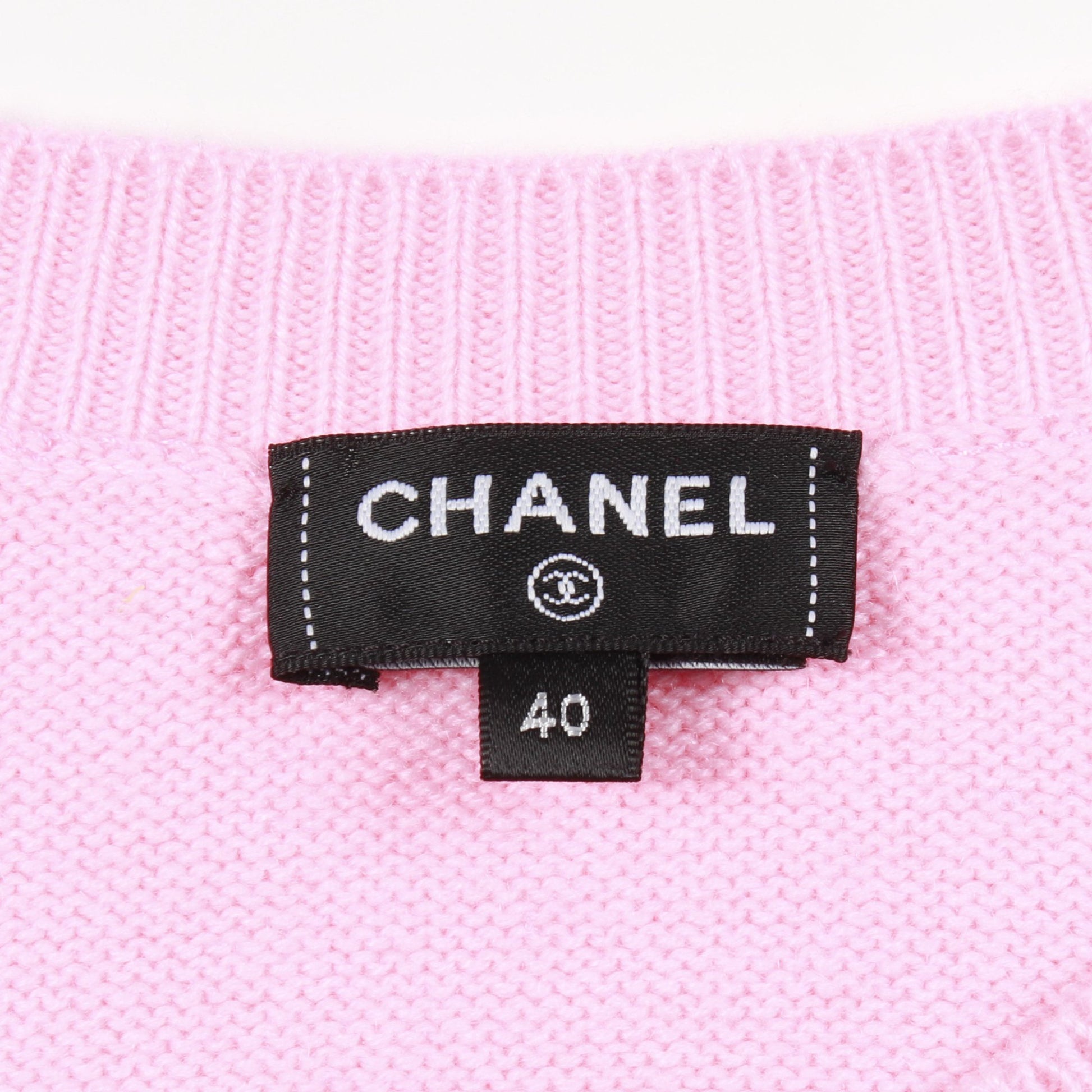 ココマーク ニット カシミヤ ウール ピンク レッド パープル シャネル トップス CHANEL