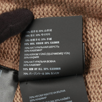 ニット ベスト ロゴ ウール ライトブラウン ボルドー プラダ トップス PRADA