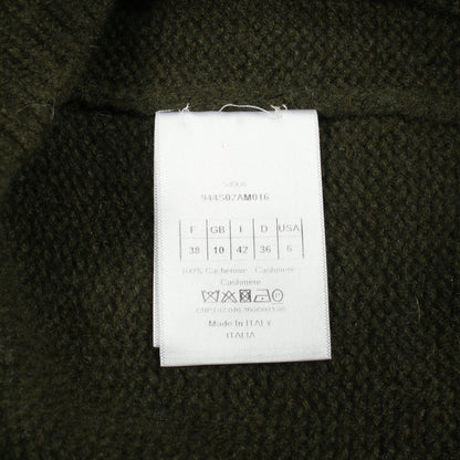 ニット バックロゴ カシミヤ カーキグリーン クリスチャンディオール トップス Christian Dior