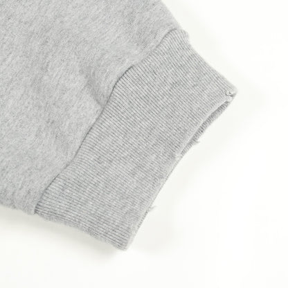 TAPE TYPE BBロゴ プルオーバーパーカー コットン グレー ダメージ加工 バレンシアガ トップス BALENCIAGA