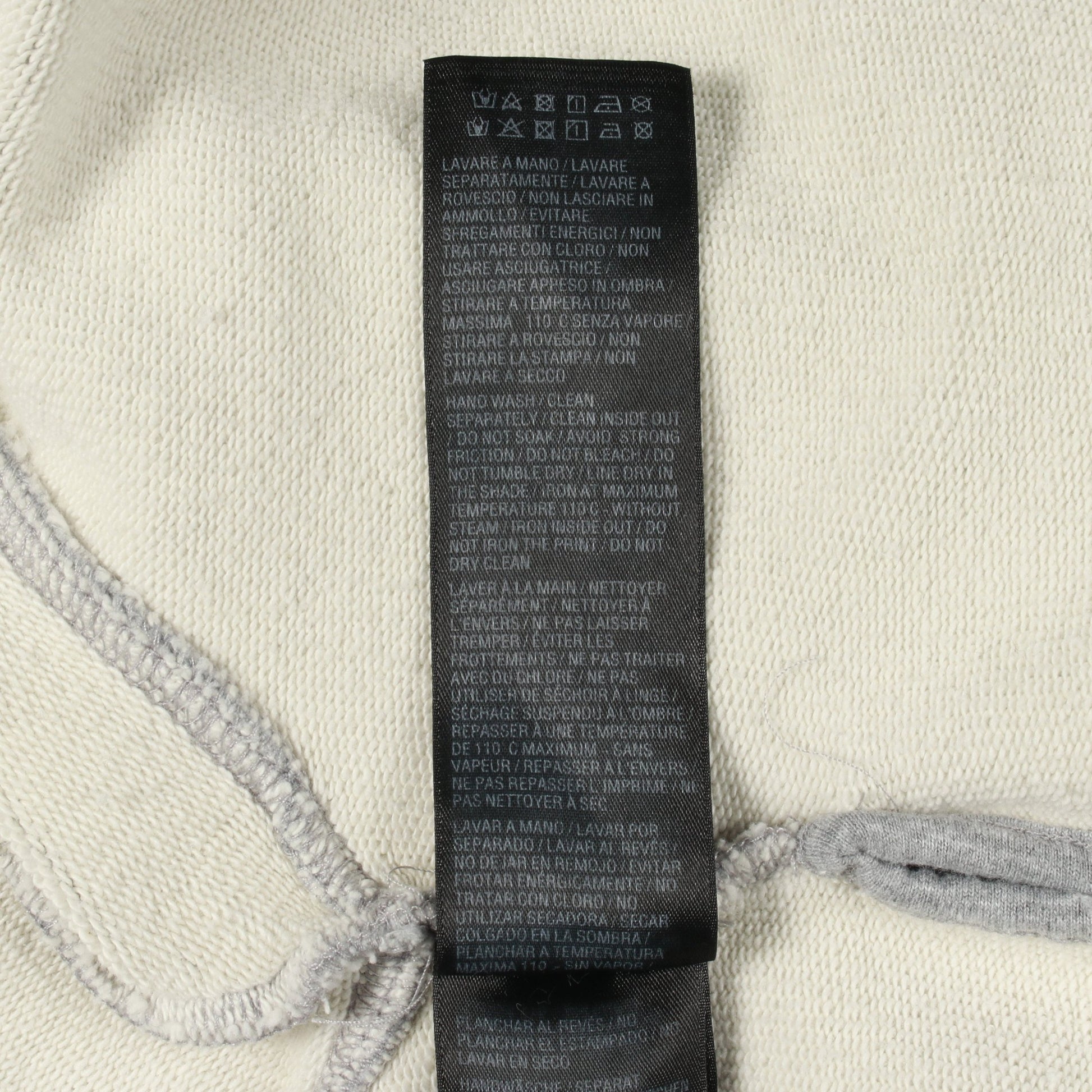 TAPE TYPE BBロゴ プルオーバーパーカー コットン グレー ダメージ加工 バレンシアガ トップス BALENCIAGA