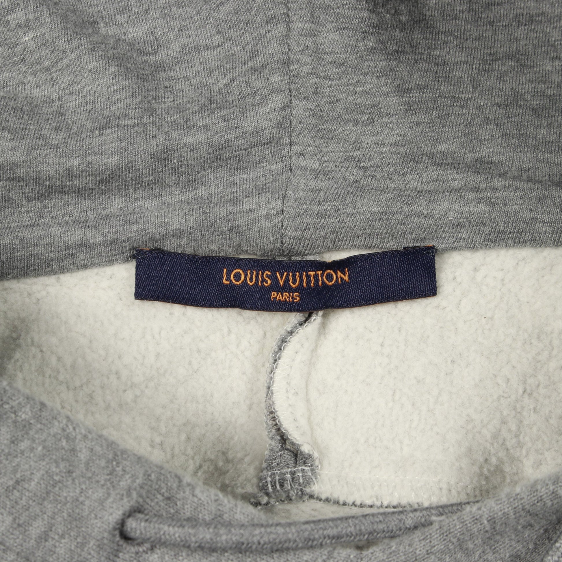 モノグラム サークルカットフーディ プルオーバーパーカー コットン グレー ルイヴィトン トップス LOUIS VUITTON