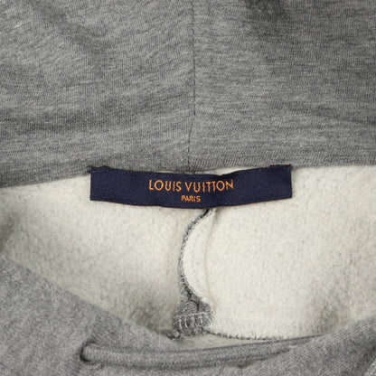 モノグラム サークルカットフーディ プルオーバーパーカー コットン グレー ルイヴィトン トップス LOUIS VUITTON