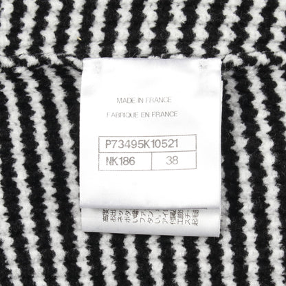 ココマーク ニット レーヨン コットン ホワイト ブラック ライトブルー シャネル トップス CHANEL