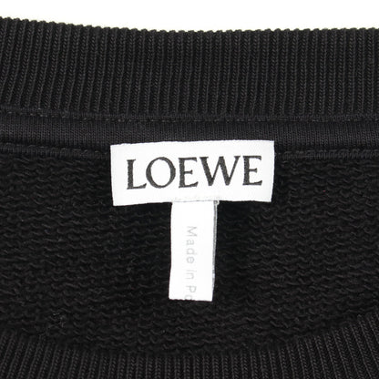 アナグラム スウェットシャツ コットン ブラック ロエベ トップス LOEWE