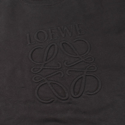 アナグラム スウェットシャツ コットン ブラック ロエベ トップス LOEWE